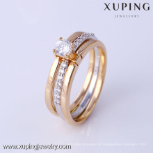 C210042-11901 Xuping moda jóias China atacado multicolor projetos de anel de ouro anéis de vidro de luxo charme jóias para as mulheres